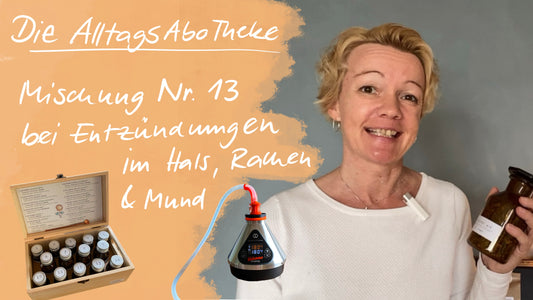 Die AlltagsAboTheke - 🍃Mischung Nr. 13: Bei Entzündungen im Hals, Mund und Rachen (Mandelentzündung)